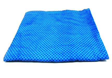 Doogy Cooling Towel 66x43cm – Soft Blue Quick-Chill Fabric, Reusable and Lightweight