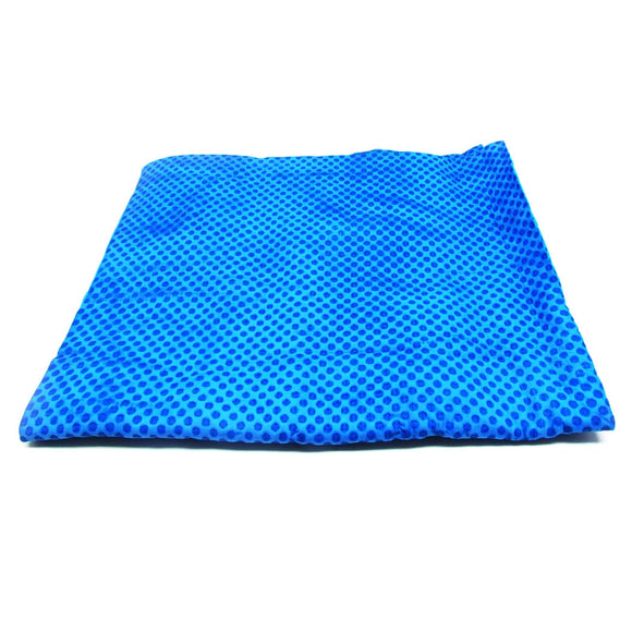 Doogy Cooling Towel 66x43cm – Soft Blue Quick-Chill Fabric, Reusable and Lightweight