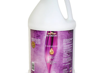 Bio-Groom Indulge Sulfate-Free Moisturizing Spray Conditioner with Argan Oil, 3.8L – Detangling Formula