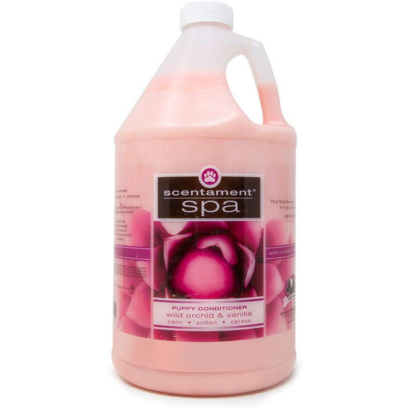 Best Shot Spa Orchid & Vanilla Puppy Conditioner – Hypoallergenic Softening Formula with Shining Effect, Orchid Vanilla Scent