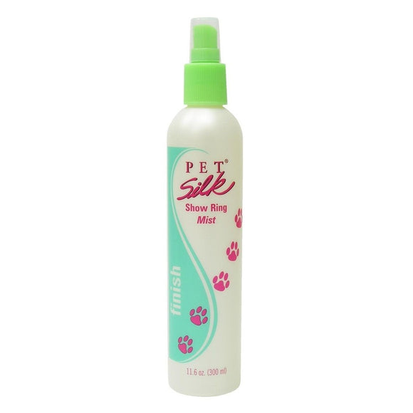 Pet Silk Show Ring Mist 300ml – Glossy Antistatic Spray Enhances Shine and Smoothness