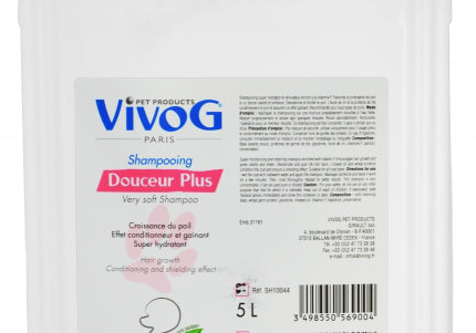 Vivog Douceur Plus Moisturizing Regenerating Shampoo 5L – Nourishing Formula, Large Capacity