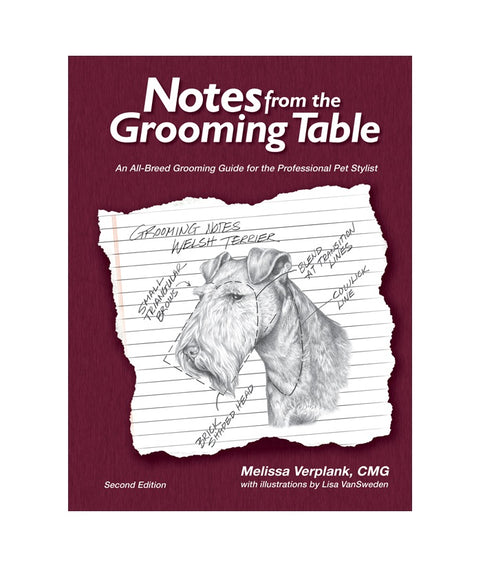 Notes from the Grooming Table 2nd Edition – Comprehensive Breed Trimming Guidebook with Diagrams