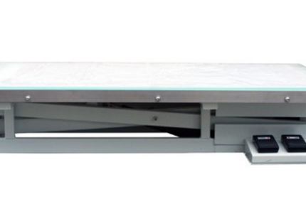 Blovi Luminous Grooming Table 120x65cm – Electric Lift, LED Glass Top, Professional Design