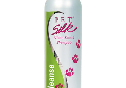 Pet Silk Clean Scent Shampoo – Concentrated Cleansing Formula, Refreshes Fur, 473ml