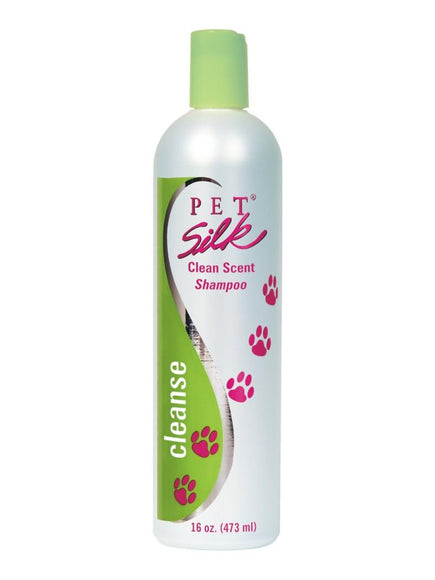 Pet Silk Clean Scent Shampoo – Concentrated Cleansing Formula, Refreshes Fur, 473ml