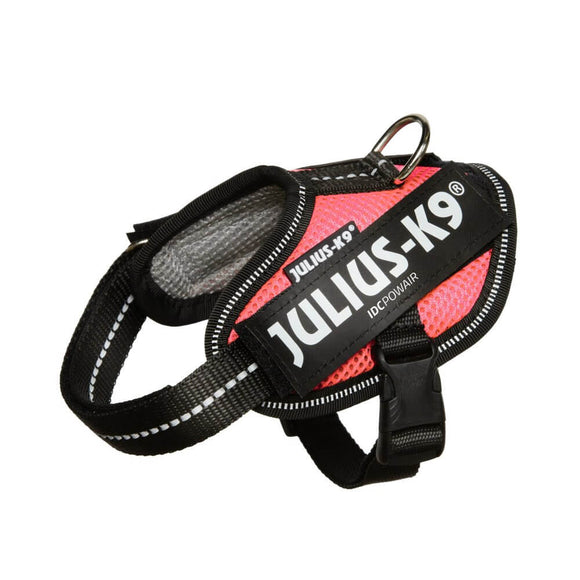 Julius K9 IDC Powair Harness Pink – Lightweight Breathable Mesh Dog Harness, Small Size