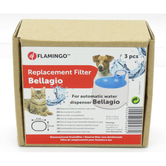 Flamingo Bellagio Replacement Filters – Set of 3 High-Performance Water Purification Cartridges