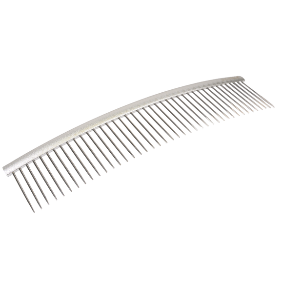 Show Tech Featherlight Curved Comb 25cm – Ultra-Lightweight, Ergonomic Design for Flawless Coat Finishing