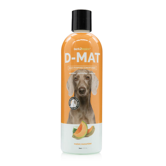 Bark2Basics D-Mat Multi-Purpose Conditioner – Moisturizing Detangler, 473ml Bottle