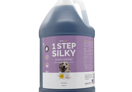 Bark2Basics One Step Silky Shampoo and Conditioner – Cleansing and Moisturizing Formula, 3.79L