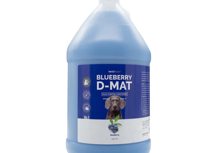 Bark2Basics Blueberry D-Mat Conditioner – Moisturizing Detangler with Fresh Scent, 3.79L Salon Size