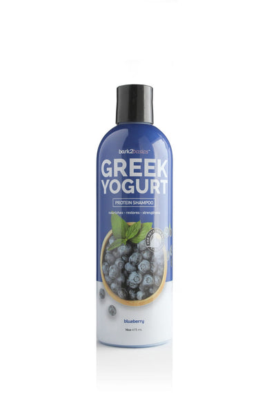 Bark2Basics Blueberry Greek Yogurt Shampoo – Protein-Enriched Nourishing Formula, 473ml