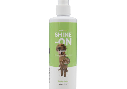 Bark2Basics Shine-On Spray – Coat Shine and Detangling Formula, 237ml, Lightweight Finish