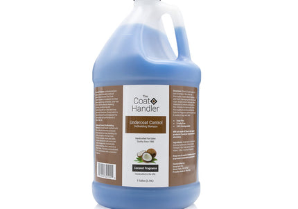 The Coat Handler Undercoat Control Deshedding Shampoo – Coconut Scent, Reduces Shedding and Undercoat