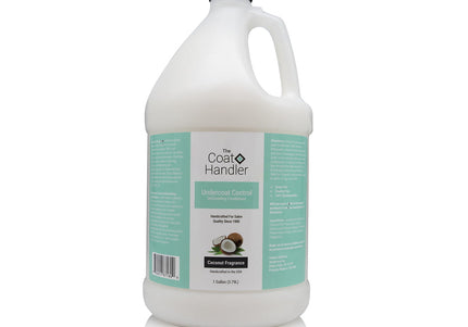 The Coat Handler Undercoat Control Deshedding Conditioner – Coconut Scent, Reduces Shedding and Eases Undercoat Removal