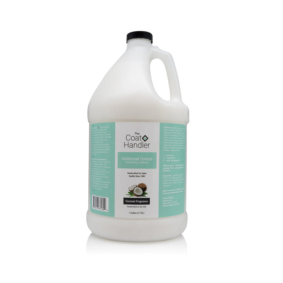 The Coat Handler Undercoat Control Deshedding Conditioner – Coconut Scent, Reduces Shedding and Eases Undercoat Removal