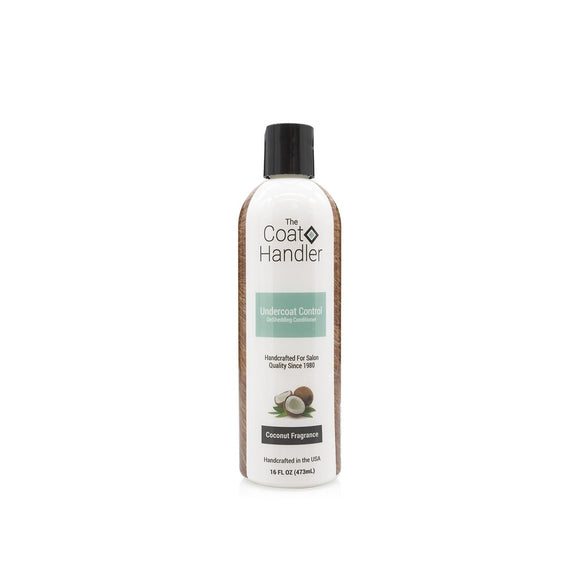 The Coat Handler Undercoat Control Deshedding Conditioner – Coconut Scent, Reduces Shedding and Eases Undercoat Removal