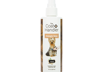 The Coat Handler Detangler Spray Almond Scent – Conditioning Formula, 237ml, Smooths Mats and Tangles