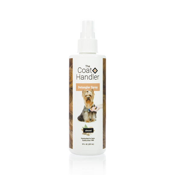 The Coat Handler Detangler Spray Almond Scent – Conditioning Formula, 237ml, Smooths Mats and Tangles