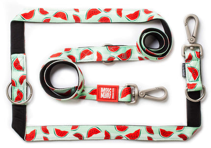 Max&Molly Multi-Leash Watermelon – Adjustable 200cm Dog Leash with Vibrant Pattern, Medium Size
