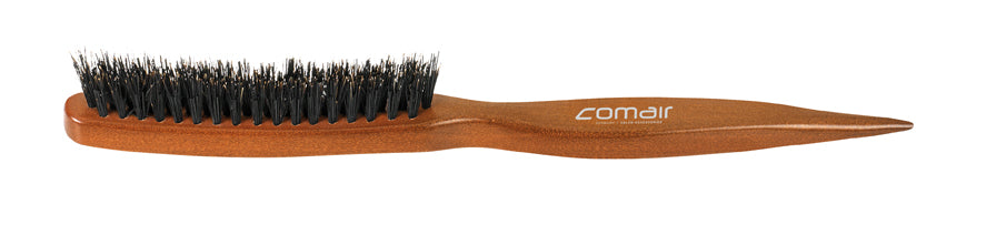 Comair Volumen Master 23cm Narrow Natural Bristle Brush – Precision Backcombing Tool