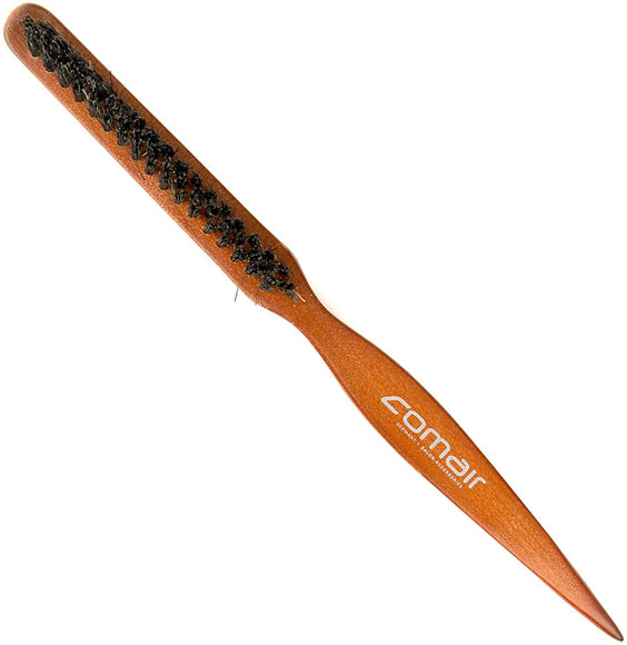 Comair Volumen Master 23cm Narrow Natural Bristle Brush – Precision Backcombing Tool