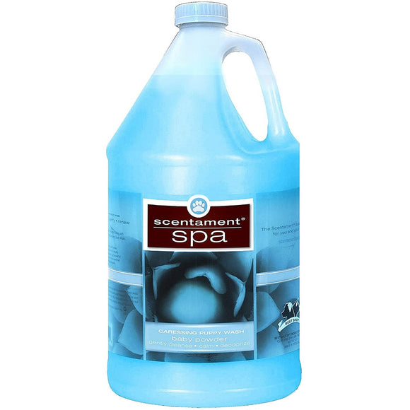 Best Shot Spa Caressing Baby Powder Puppy Wash – Gentle Cleansing Liquid with Natural Extracts, Relaxing Scent