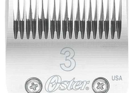 Oster Cryogen-X No. 3 Blade – 13mm Stainless Steel, Durable Edge for Curly Coats