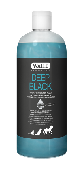 Wahl Deep Black Shampoo – Color Enhancing Formula for Black and White Coats, 500ml