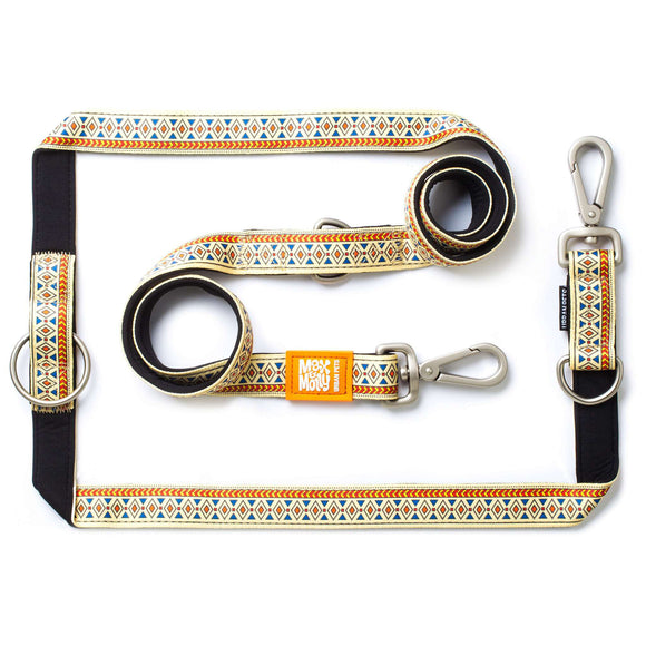 Max&Molly Multi-Leash Ethnic – Adjustable 200cm Dog Leash, Unique Pattern, Size S