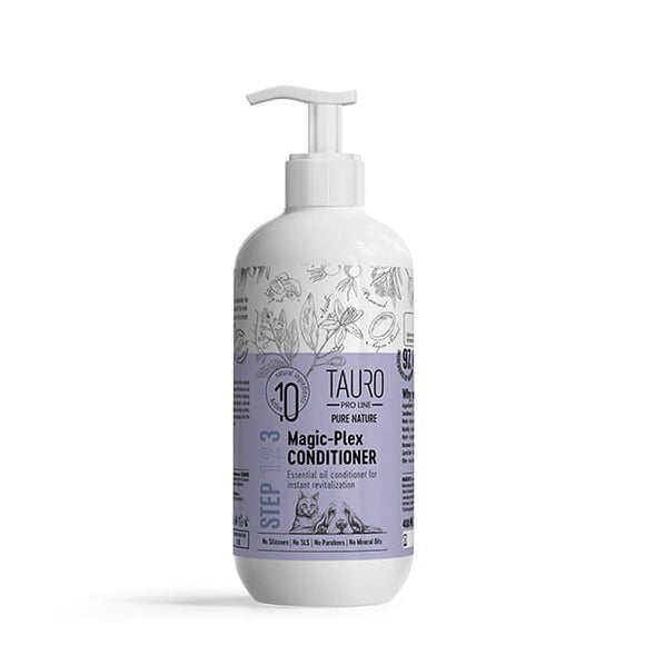 Tauro Pro Line Pure Nature Magic-Plex Conditioner – Rebuilding Formula with Essential Oils, 400ml