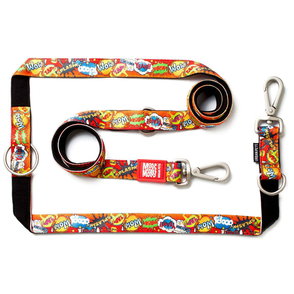 Max&Molly Multi-Leash Heroes Adjustable Dog Leash – 200cm, Unique Pattern, Medium Size