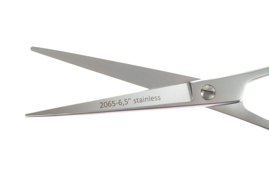 Gotta Solingen 6.5 Inch Straight Grooming Scissors – Micro-Bevel Blade, Precision Cutting
