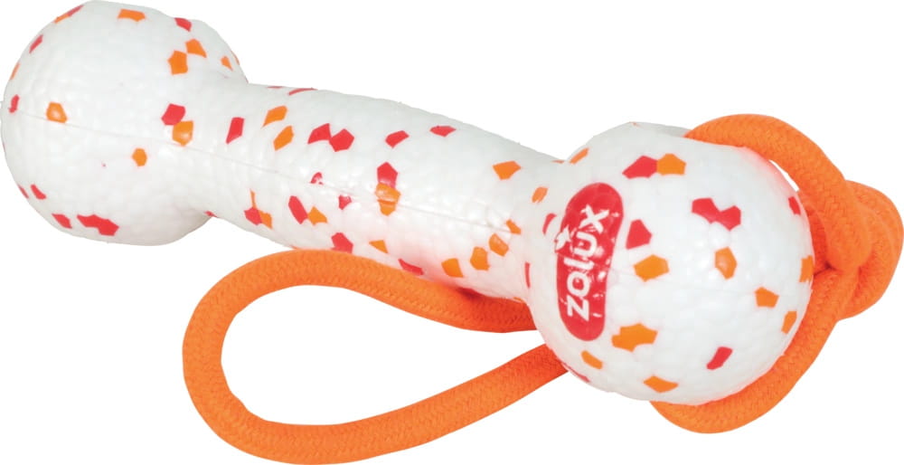 Zolux ETPU Rope Dumbbell – Durable Chew Toy with Flexible Textured Surface