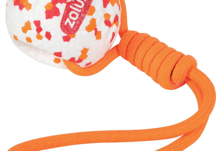 Zolux ETPU Tug Ball with Rope – Durable Chew-Resistant Interactive Toy