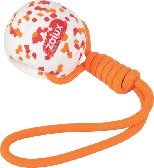 Zolux ETPU Tug Ball with Rope – Durable Chew-Resistant Interactive Toy