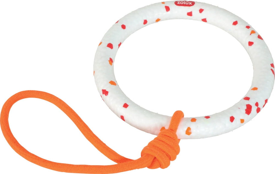 Zolux ETPU Dog Tug Ring with Rope – Durable Chew-Resistant Interactive Toy