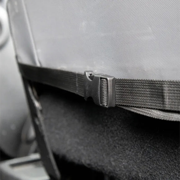 Flamingo Oslo Black Car Seat Cover 70x135cm – Waterproof Front Seat Protector, Durable Design