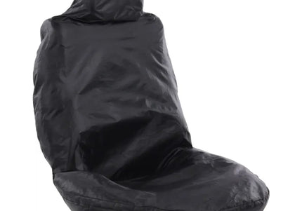 Flamingo Oslo Black Car Seat Cover 70x135cm – Waterproof Front Seat Protector, Durable Design