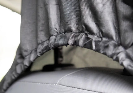 Flamingo Oslo Black Car Seat Cover 70x135cm – Waterproof Front Seat Protector, Durable Design