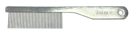 Tritra Metal Grooming Comb No. 3 – Medium Size, 37 Teeth, Durable Finish
