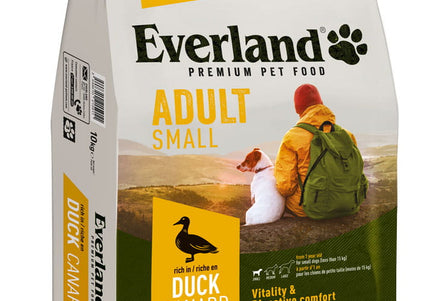 Everland Adult Small Dog Food with Duck – 10kg Premium Protein Formula
