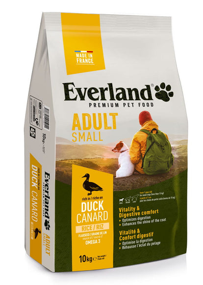 Everland Adult Small Dog Food with Duck – 10kg Premium Protein Formula