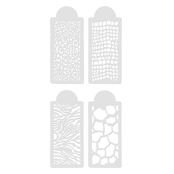 OPAWZ Animal Print Tattoo Stencil Set with Four Designs