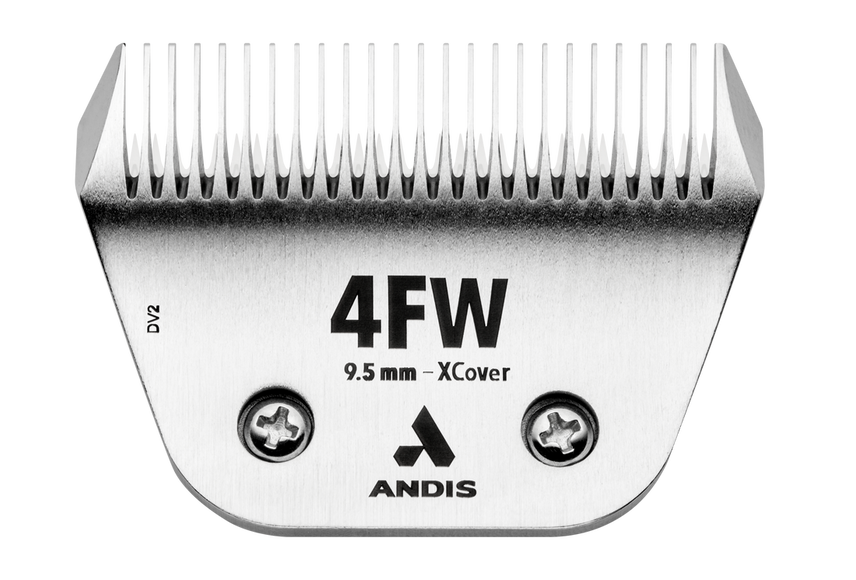 Andis CeramicEdge No. 4FW XCover Wide Blade – 9.5mm Ceramic and Chrome Carbon Steel, Durable