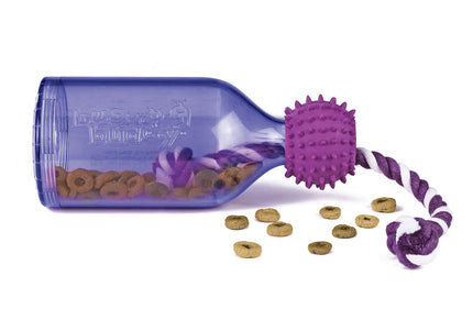 PetSafe Busy Buddy Tug-A-Jug Treat Toy – Extra Small Durable Interactive Bottle