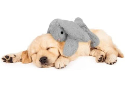 Holland Heartwarming Buddy Plush Bunny – Calming Dog Toy with Heartbeat Imitation, Brown