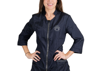 Tikima Aleria Grooming Sweatshirt – Richly Decorated Black Shirt, XL, Comfortable Fit