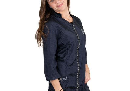 Tikima Aleria Grooming Sweatshirt – Richly Decorated Black Shirt, XL, Comfortable Fit